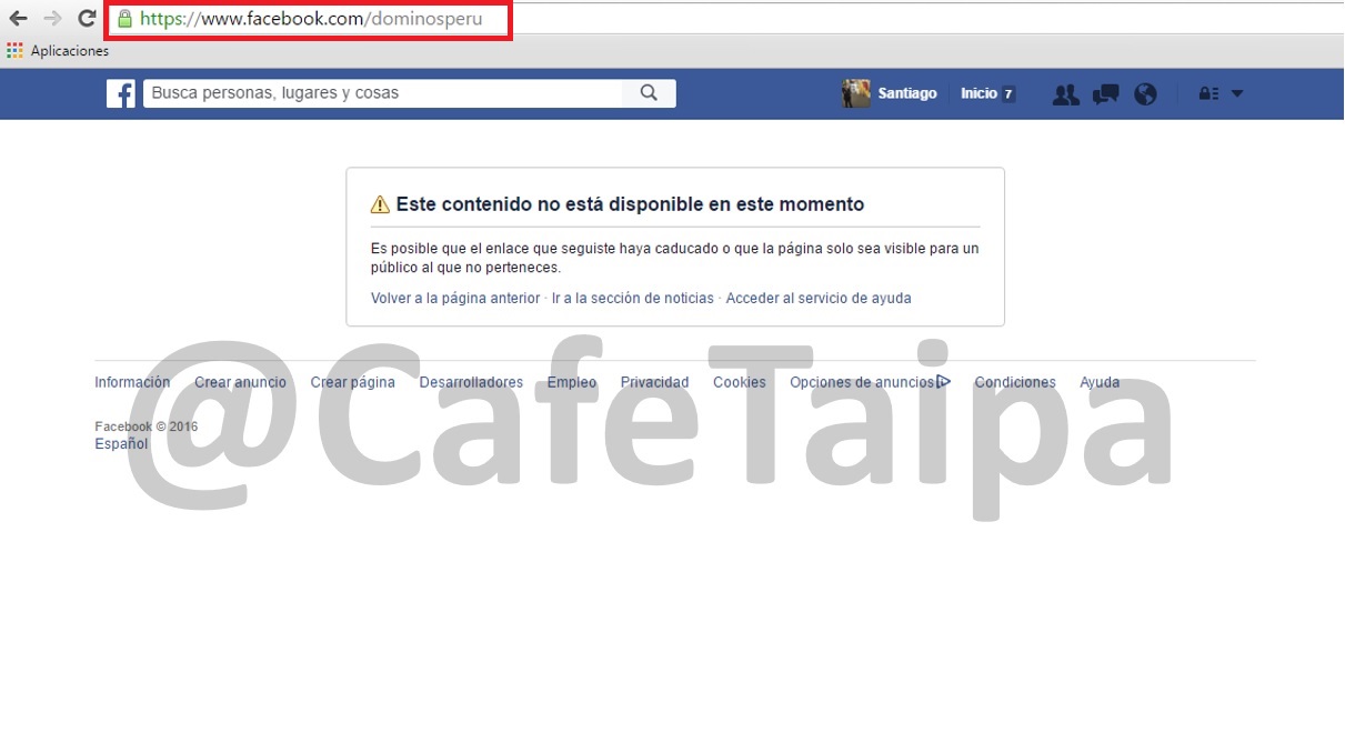 Dominos_Pizza_Peru_y_su_Facebook_inactivo-Cafe_taipa_Peru_consultores_en_reputacion_y_marketing